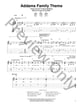 Addams Family Theme Guitar and Fretted sheet music cover